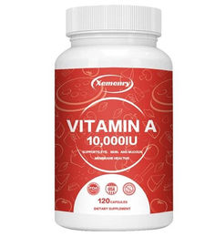 Xemenry Vitamin A 10000 IU Kapseln 120 Stück – Bild 1 von 3