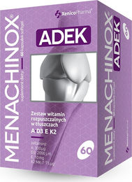 Xenicopharma Menachinox ADEK Vitamin-Kombination Kapseln 60 Stück – Bild 1 von 2