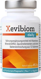 Xevibiom Daily Probiotikum mit 12 Bakterienstämmen und 21 Vitaminen und Mineralstoffen Kapseln 60 Stück – Bild 1 von 1