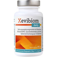 Produktbild von Xevibiom Daily Probiotikum mit 12 Bakterienstämmen und 21 Vitaminen und Mineralstoffen Kapseln 60 Stück