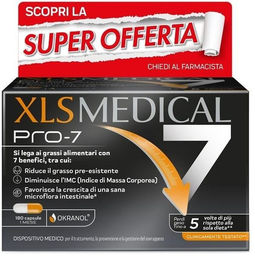 XLS Medical PRO-7 Ballaststoff-Komplex mit pflanzlichem Ursprung 180 Kapseln – Bild 1 von 1