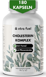 XTRA FUEL Cholesterin Komplex Kräuter-Komplex vegane Kapseln 180 Stück ohne Zusatzstoffe – Bild 1 von 2