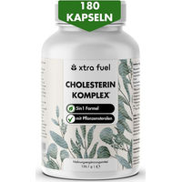 Produktbild von XTRA FUEL Cholesterin Komplex Kräuter-Komplex vegane Kapseln 180 Stück ohne Zusatzstoffe