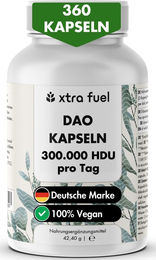 XTRA FUEL DAO Enzym Kapseln vegan 360 Stück – Bild 1 von 2