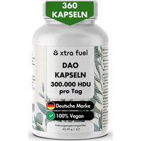 Produktbild von XTRA FUEL DAO Enzym Kapseln vegan 360 Stück