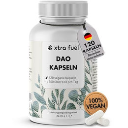XTRA FUEL DAO Kapseln vegan mit 300.000 HDU pro Tagesdosis 120 Stück – Bild 1 von 1