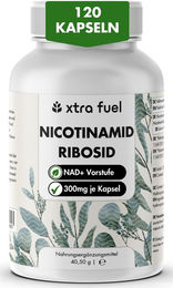 XTRA FUEL Niacin Kapseln vegan ohne Zusatzstoffe 120 Stück – Bild 1 von 1