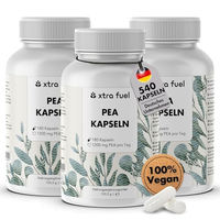 Produktbild von XTRA FUEL PEA Kapseln mit Palmitoylethanolamid vegan und ohne Zusatzstoffe