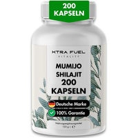 Produktbild von XTRA FUEL Shilajit Mumijo Kapseln vegan hochdosiert 200 Stück