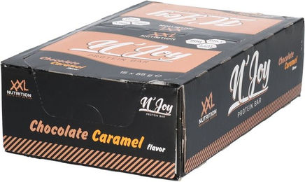 XXL Nutrition N'Joy Proteinriegel Schokolade-Karamell – Bild 1 von 2