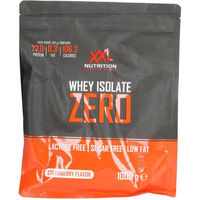 Produktbild von XXL Nutrition Whey Isolate Zero Erdbeere Pulver laktosefrei und zuckerfrei