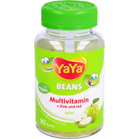 Produktbild von YAYA BEANS Lutschtabletten Apfel mit Zink und Jod 90 Stück