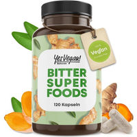 Produktbild von Yes Vegan Naturals Bitterstoffe Kräuter-Komplex Kapseln vegan ohne Zusatzstoffe 120 Stück