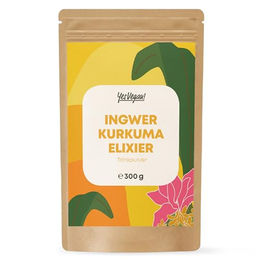 Yes Vegan Naturals Ingwer Kurkuma Shot Pulver vegan ohne Zusatzstoffe – Bild 1 von 4