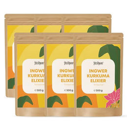 Yes Vegan Naturals Ingwer Kurkuma Shot Trinkpulver vegan ohne Zusatzstoffe 1800 g – Bild 1 von 3