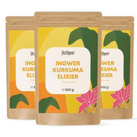 Produktbild von Yes Vegan Naturals Ingwer Kurkuma Shot Trinkpulver vegan ohne Zusatzstoffe 3 x 300 g