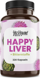Yes Vegan Naturals Leber Komplex Mariendistel Cholin Detox Vegan 220 Kapseln – Bild 1 von 4