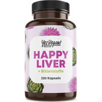 Produktbild von Yes Vegan Naturals Leber Komplex mit Mariendistel Cholin Artischocke und Löwenzahn vegan 6 x 220 Kapseln
