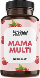 Yes Vegan Naturals Mama Multi 3-in-1 Multivitamin Kapseln für Schwangere und Stillende vegan 120 Kapseln – Bild 1 von 1