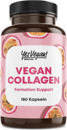 Yes Vegan Naturals Vegan Collagen Booster mit Aminosäuren, Vitamin A C E, Biotin, Silicium und Zink, 180 Kapseln, vegan und zuckerfrei – Bild 1 von 1