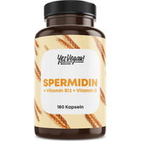 Produktbild von YesVegan Naturals Spermidin hochdosiert vegan 180 Kapseln