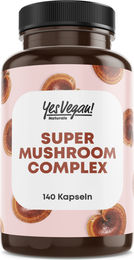 YesVegan Naturals Vitalpilz Komplex Reishi Cordyceps Lions Mane Vegan Kapseln 1080 Stück 6er Set – Bild 1 von 2