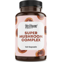 Produktbild von YesVegan Naturals Vitalpilz Komplex Reishi Cordyceps Lions Mane Vegan Kapseln 1080 Stück 6er Set