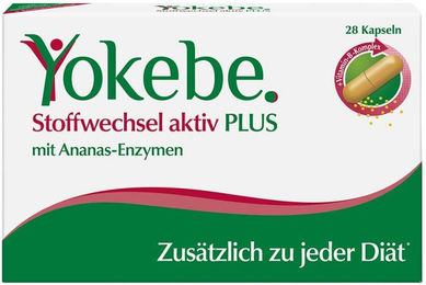 Yokebe Stoffwechsel aktiv Plus B-Komplex Kapseln von Naturwohl Pharma GmbH laktosefrei und glutenfrei – Bild 1 von 2