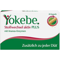 Produktbild von Yokebe Stoffwechsel aktiv Plus B-Komplex Kapseln von Naturwohl Pharma GmbH laktosefrei und glutenfrei