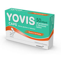 Produktbild von YOVIS Kapseln von Alfasigma gluten- und laktosefrei 20 Kapseln