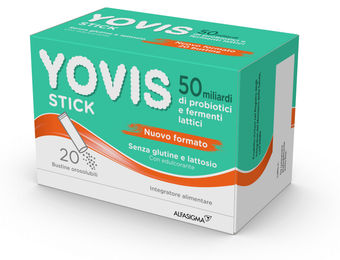 YOVIS STICK von Alfasigma, gluten- und laktosefrei, 20 Stück – Bild 1 von 2