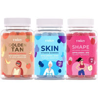 Produktbild von yuicy Shape Skin & Tan Vitamin Gummies Bundle Beauty-Kollagen-Kombi 180 Stück