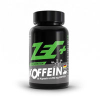 Produktbild von Zec+ Nutrition Koffein Kapseln hochdosiert mit 200 mg Koffein 90 Kapseln