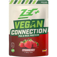 Produktbild von Zec+ VEGAN CONNECTION Mehrkomponenten Pulver Erdbeere vegan laktosefrei 750 g