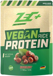 ZEC+ Vegan Rice Protein Haselnuss Pulver glutenfrei laktosefrei 750 g – Bild 1 von 2