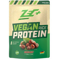 Produktbild von ZEC+ Vegan Rice Protein Haselnuss Pulver glutenfrei laktosefrei 750 g