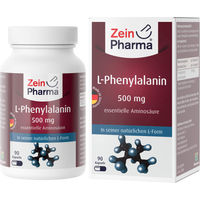 Produktbild von Zein Pharma L-Phenylalanin 500 mg Kapseln vegetarisch glutenfrei laktosefrei 90 Stück