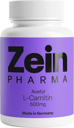 ZeinPharma Acetyl L-Carnitin Kapseln 500 mg vegan 60 Stück – Bild 1 von 4
