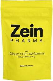 ZeinPharma Calcium D3 K2 Gummis für Kinder vegan ohne Zusatzstoffe 60 Stück – Bild 1 von 1