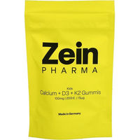 Produktbild von ZeinPharma Calcium D3 K2 Gummis für Kinder vegan ohne Zusatzstoffe 60 Stück