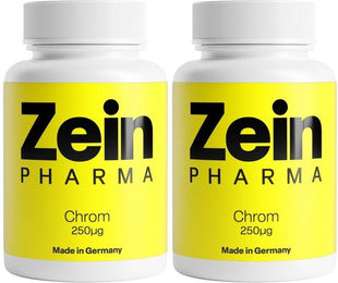 ZeinPharma Chrom Picolinat Kapseln 250 µg vegan vegetarisch 120 Stück – Bild 1 von 1