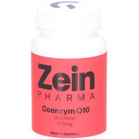 Produktbild von ZeinPharma Coenzym Q10 100 mg Ubiquinon Kapseln vegan glutenfrei laktosefrei 60 Stück