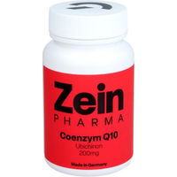 Produktbild von ZeinPharma Coenzym Q10 Forte 200 mg Ubiquinon Kapseln vegan glutenfrei laktosefrei 60 Stück