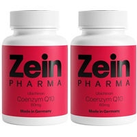 Produktbild von ZeinPharma Coenzym Q10 Ubiquinon 60 mg Kapseln vegan 180 Stück