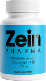 ZeinPharma Collagen I + III Kapseln mit Verisol 500 mg 60 Stück glutenfrei laktosefrei ohne Zusatzstoffe – Bild 1 von 3