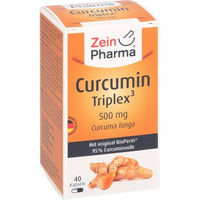 ZeinPharma Curcumin Triplex3 Kapseln mit 500 mg Curcuma Longa Extrakt und BioPerin vegan 40 Stück