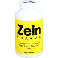 Produktbild von ZeinPharma FerroLeaf Ultra+C 22 mg Kapseln vegan glutenfrei laktosefrei 120 Stück