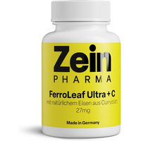 Produktbild von ZeinPharma FerroLeaf Ultra+ C 27 mg Kapseln vegan für Erwachsene 60 Stück