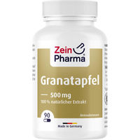 Produktbild von ZeinPharma Granatapfel Kapseln 550 mg vegetarisch glutenfrei 90 Stück