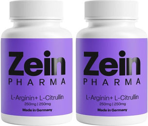 ZeinPharma L-Arginin und L-Citrullin 500 mg Kapseln 180 Stück – Bild 1 von 1